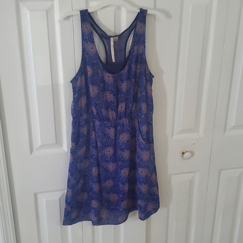 LC heart pattern dress with sheer razorback. It also has POCKETS